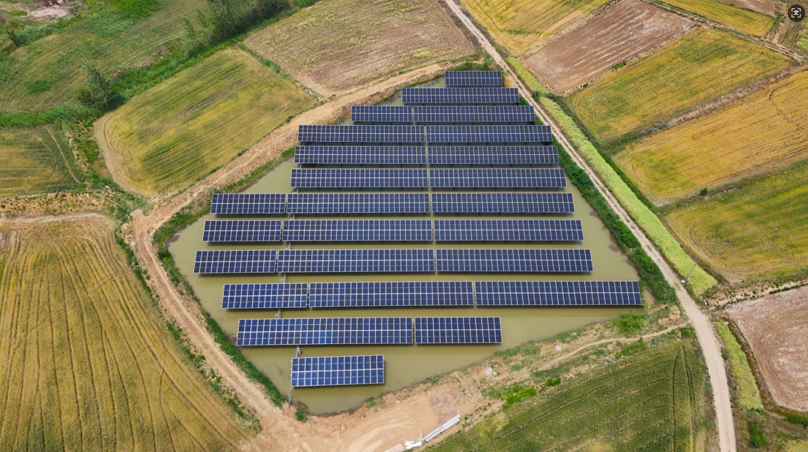 “绿电+养殖”双丰收！G22恒峰科技肥东县八斗镇渔光互补项目二期并网